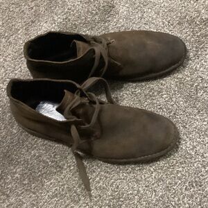John Varvatos Dark Brown Chukka Boots